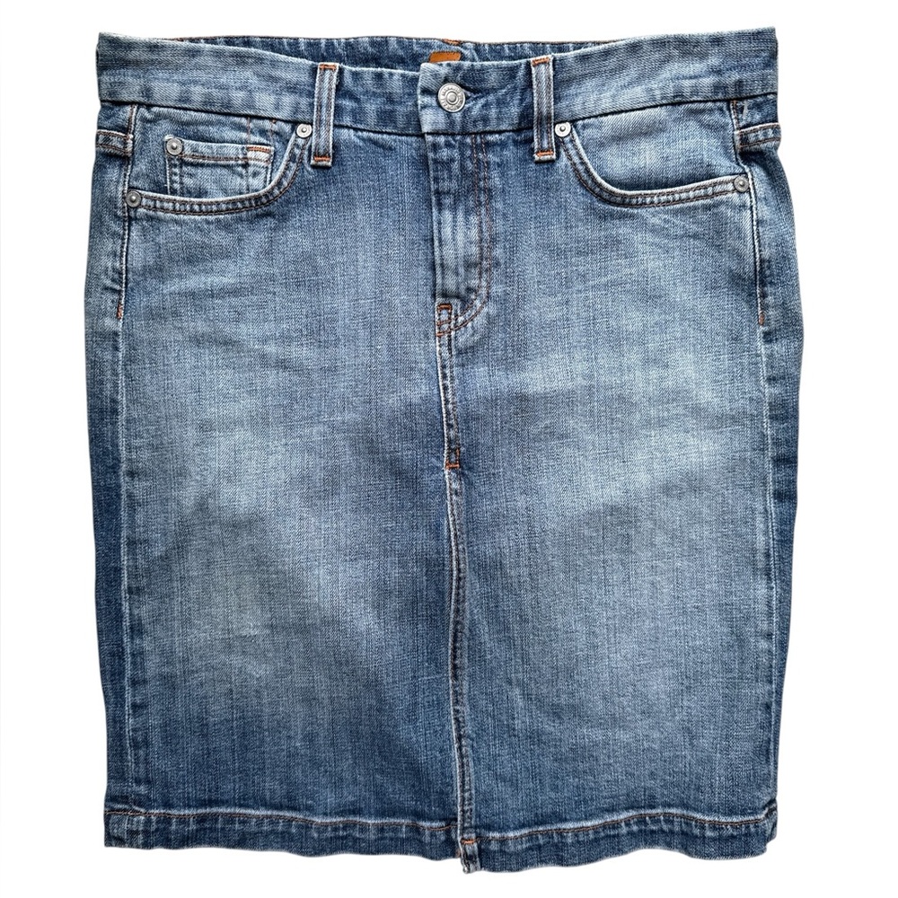 Vintage 7 for all mankind A POCKET Denim mini Skirt 29